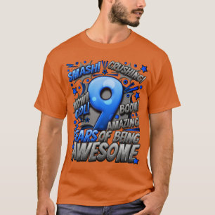 9. Geburtstag Comic-Stil Toll seit 2014 9 Jahre T-Shirt