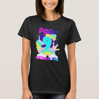 9. Geburtstag Einhorn Fidget Pop Es Geburtstagskar T-Shirt