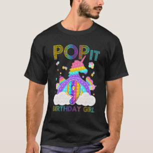9. Geburtstag Einhorn Fidget Pop Es Geburtstagskin T-Shirt