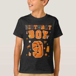 9. Geburtstag Junge 9 Jahre Sketll Party Neun Jahr T-Shirt