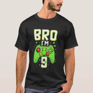 9. Geburtstag Junge Bruder Iu2019m 9 Jahre Altes V T-Shirt