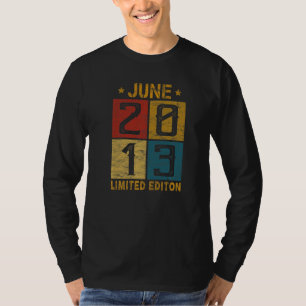 9. Geburtstag Juni 2013 Geboren im Jahr 2013 9 Jah T-Shirt