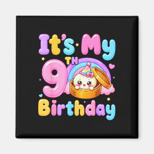 9. Geburtstag Mädchen kawaii Klößchen Anime Geburt Magnet