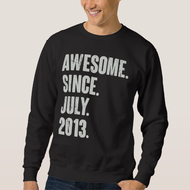 9. Geburtstag Phantastisch seit Juli 2013 Sweatshirt (Vorderseite)