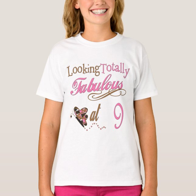 9. Geburtstags-Geschenke T-Shirt (Vorderseite)