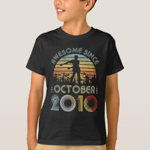 9. Geburtstags-Jungen-Glasschlacke im Oktober 2010 T-Shirt