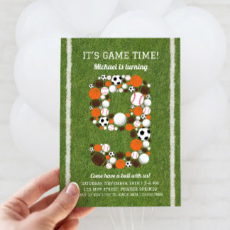 9. Geburtstagsfeier Einladung