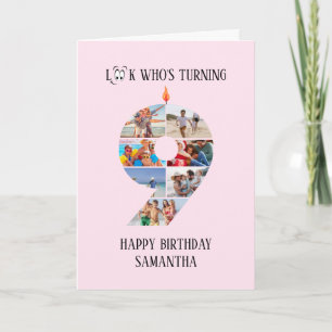 9. Geburtstagskarte Karte