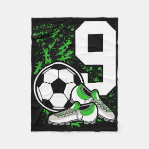 9. Geburtstagskinder 9 Jahre Fußball-Spieler B Fleecedecke