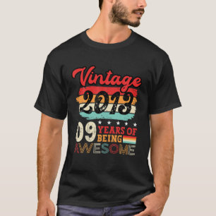 9. Geburtstagskinder Coole Tagesidee 9 Jahre alt T-Shirt