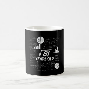 9. Geburtstagsplatz von 81 - 9 Jahren alter Tag Kaffeetasse