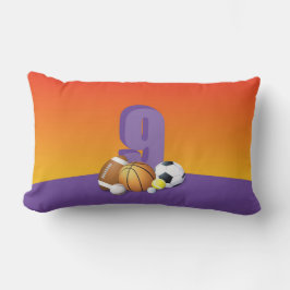 9. Geburtstagssportbälle Lendenkissen