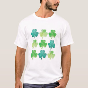 9 Glückliche Kleeblätter - Niedlicher St. Patrick' T-Shirt