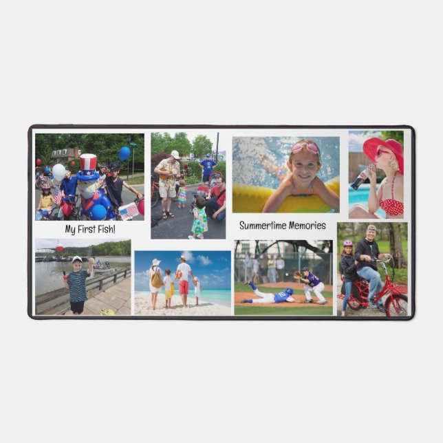 9 Große Fotos Familien & Kinder Sommerspass Niedli Schreibtischunterlage (Vorderseite)