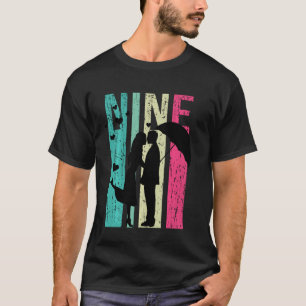 9. Hochzeit Jubiläum Ehemann Ehefrau 9 Jahre Ma T-Shirt