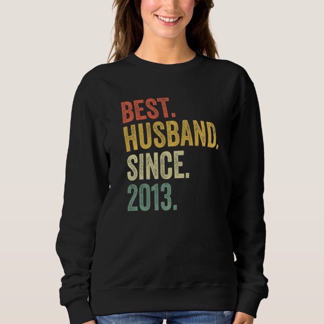 9. Hochzeitstag Für Ihn Bester Ehemann Seit  Sweatshirt (Vorderseite)