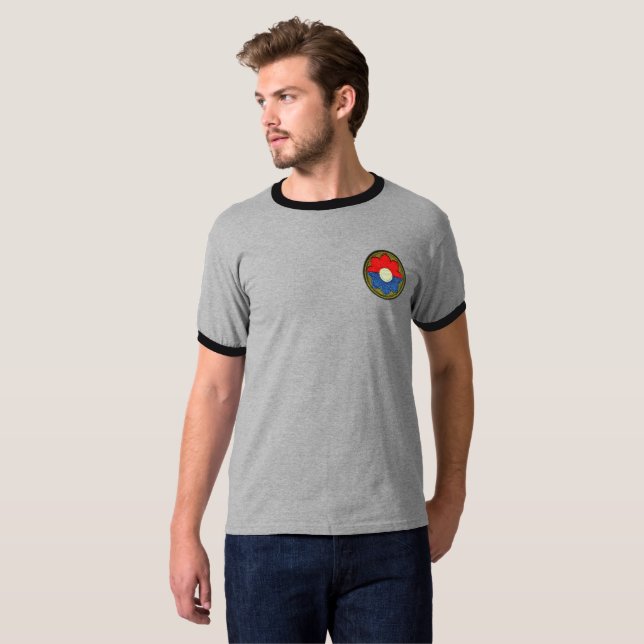 9. ID Infanterieabteilung Veteranen Veteranen T-Shirt (Vorne ganz)