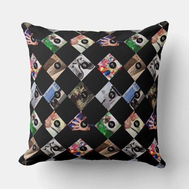 9 Ihrer Lieblings-Fotos, um Ihre Art zu machen Kissen (Vorderseite)