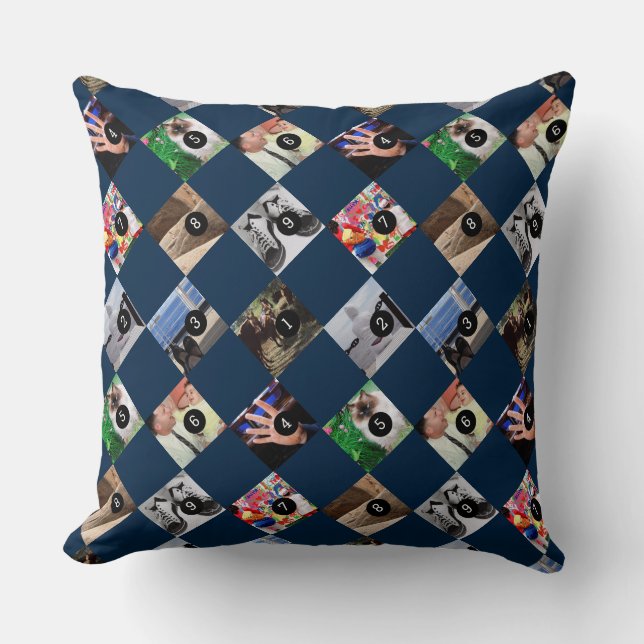 9 Ihrer Lieblings-Fotos, um Ihre Art zu machen Kissen (Vorderseite)