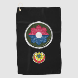 9. Infanterie-Division Individuelles Patch & Insig Golfhandtuch