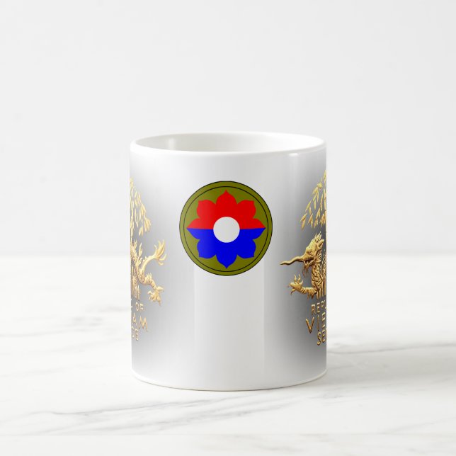 9. Infanterie und Vietnam-Service-Drache Tasse (Mittel)