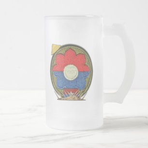 9. Infanterieabteilung Charlie Company Vietnam War Mattglas Bierglas