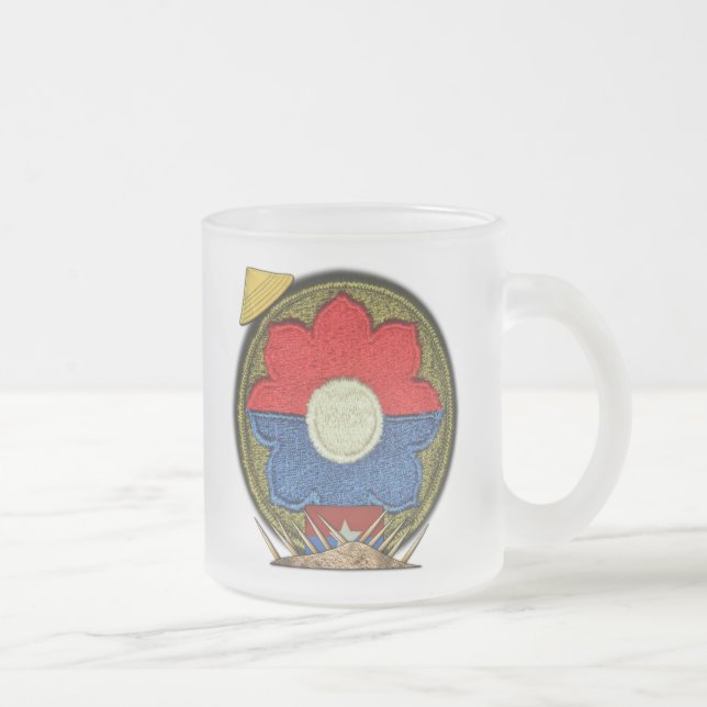 9. Infanterieabteilung Charlie Company Vietnam War Mattglastasse (Rechts)