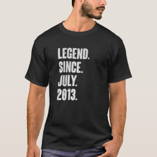 9 Jahre alt 9. Geburtstag seit Juli 2013 T-Shirt
