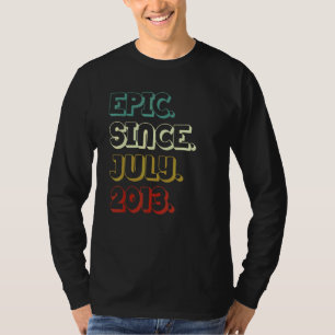 9 Jahre alt Epic seit Juli 2013 9. Geburtstag T-Shirt