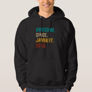 9 Jahre alt Vintag Phantastisch seit 9. Januar 201 Hoodie
