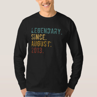 9 Jahre alte Legende seit August 2013 9. Geburtsta T-Shirt