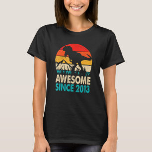 9 Jahre alter Junge Dinosaurier Rex Phantastisch s T-Shirt