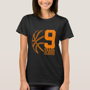 9 Jahre Awesome Sketll 9. Geburtstag T-Shirt