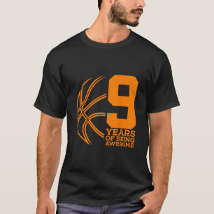 9 Jahre Awesome Sketll 9. Geburtstag T-Shirt