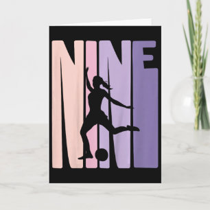 9 Jahre Fußball Mädchen Geschenk 9. Geburtstag Fuß Karte