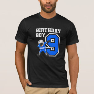 9 Jahre Junge Eishockey Spieler 9. Geburtstag Kind T-Shirt
