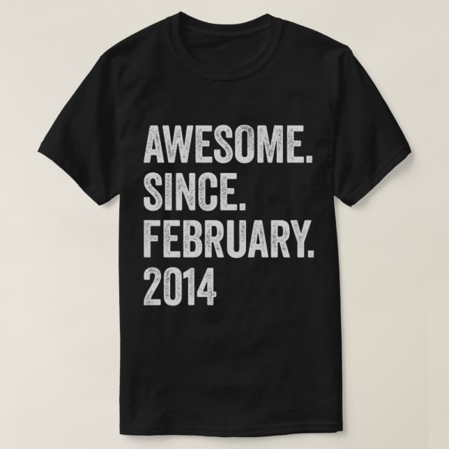 9 Jahre Phantastisch seit Februar 2014 9. T-Shirt (Design vorne)