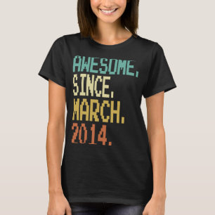 9 Jahre Phantastisch seit März 2014 9. Geburtstag T-Shirt