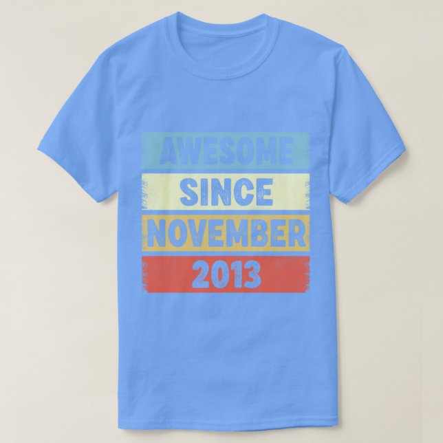9 Jahre Phantastisch seit November 2013 9. Geburts T-Shirt (Design vorne)