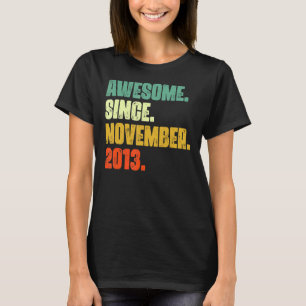 9 Jahre Phantastisch seit November 2013 9. Geburts T-Shirt