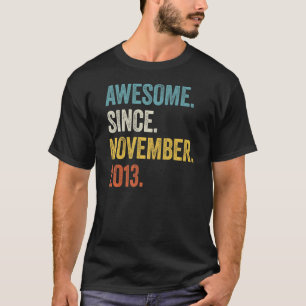 9 Jahre Phantastisch seit November 2013 9. Geburts T-Shirt