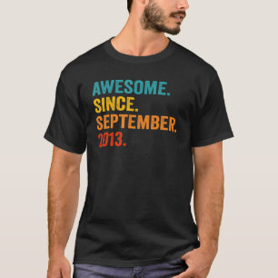 9 Jahre Phantastisch seit September 2013 9. Geburt T-Shirt