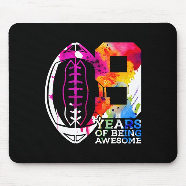 9 Jahre Phantastischer Fußball 9. Geburtstag Mousepad (Vorne)
