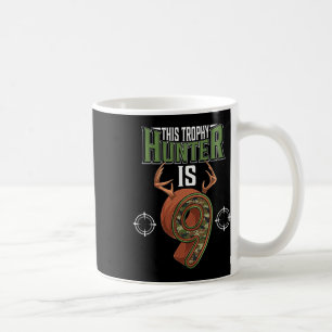 9-jährige Jägerin 9. Geburtstagsparty Hirschjäger Kaffeetasse