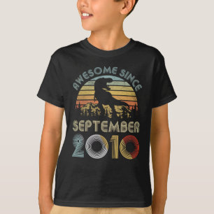 9. Jährige September 201 des T-Shirt