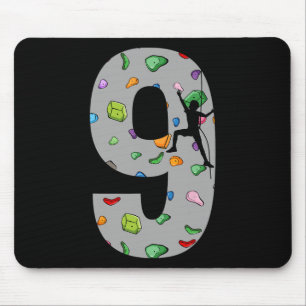 9-jähriger klettert beim 9. Geburtstagsabenteuer Mousepad