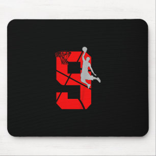 9-jähriges 9. Sketll-Geburtstagsfeierthema Jungen  Mousepad