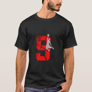 9-jähriges 9. Sketll-Geburtstagsfeierthema Jungen  T-Shirt