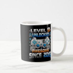 9-jähriges Kinderspielhaus 9 Jahre Level 9 Un Kaffeetasse