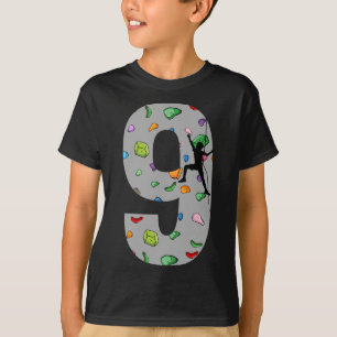 9-jähriges Kletterabenteuer zum 9. Geburtstag T-Shirt